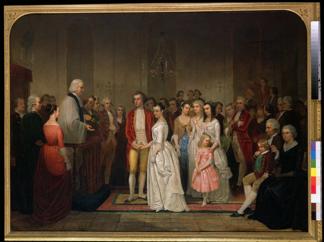 The Marriage of Washington by Junius Brutus Stearns