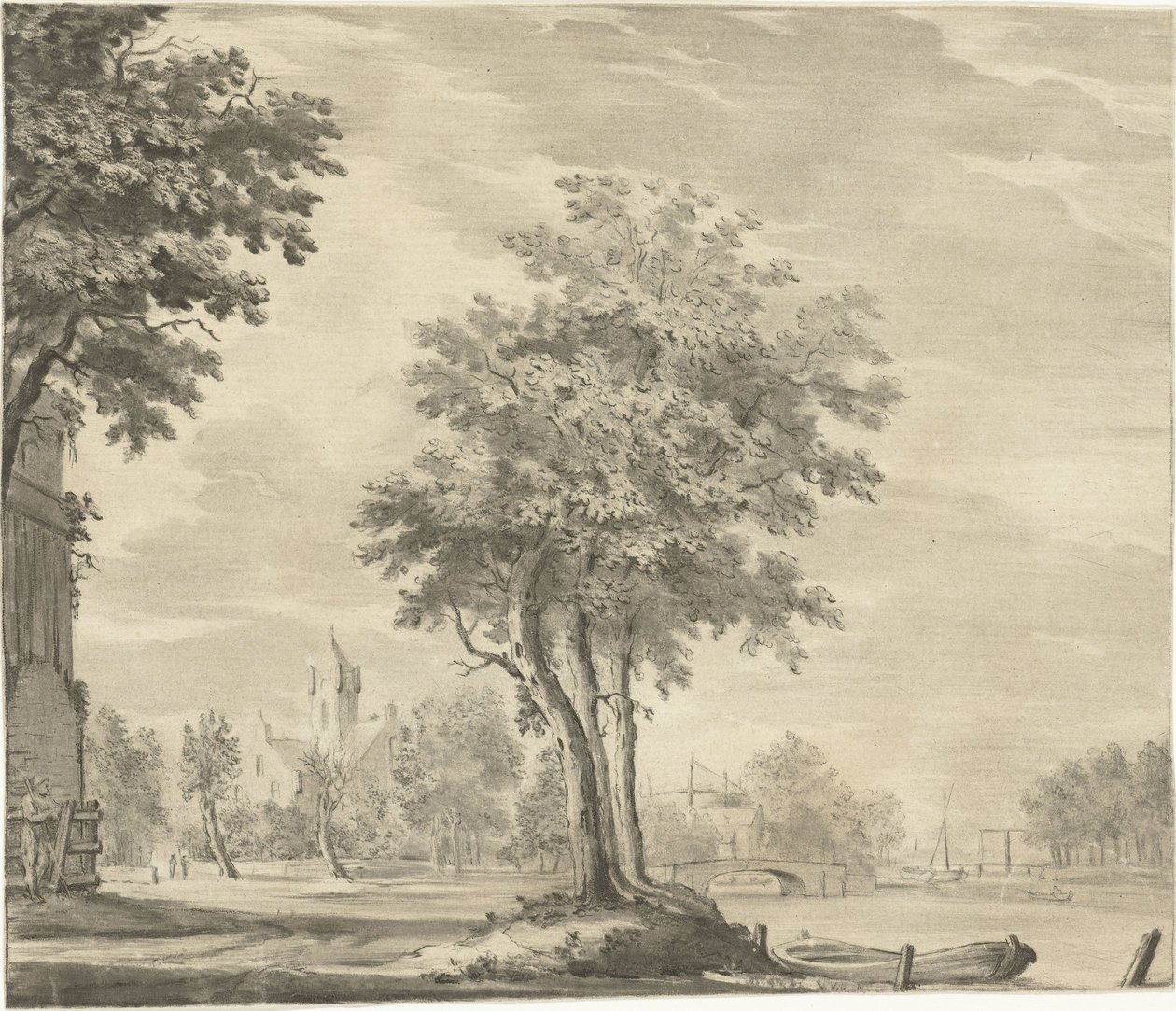 View of a Village by Jurriaan Cootwijck