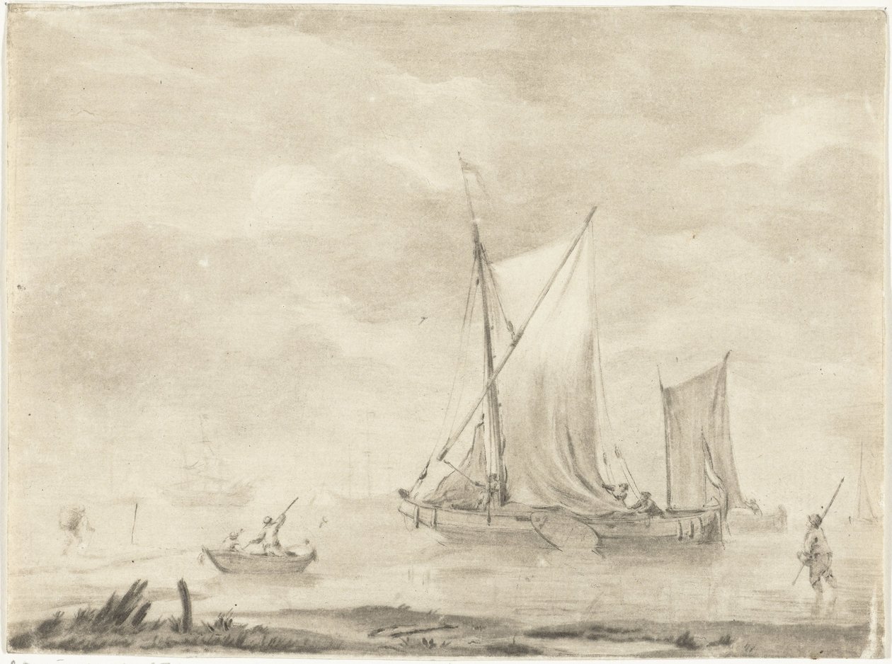 River Landscape by Jurriaan Cootwijck