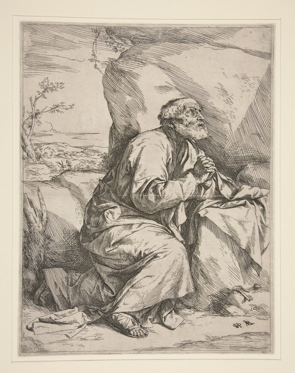 Saint Peter in Penitence by Jusepe de Ribera
