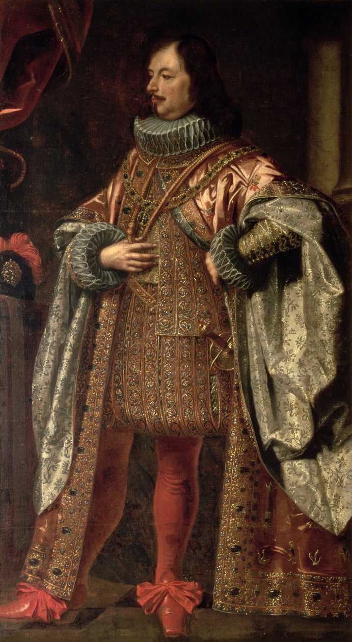 Vincenzo II Gonzaga, ruler of Mantua from 1587-1612, wearing a cloak of the Order of the Redeemer by Justus Sustermans