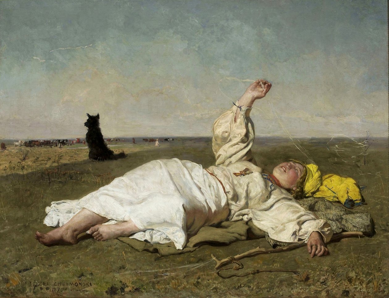 Indian Summer by Józef Chełmoński
