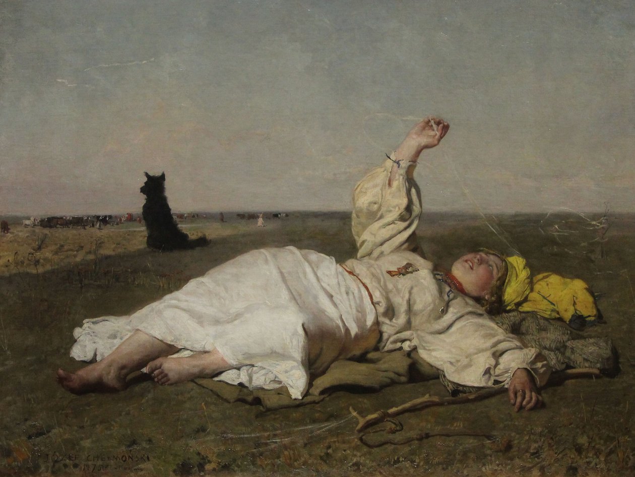 Indian Summer by Józef Chełmoński