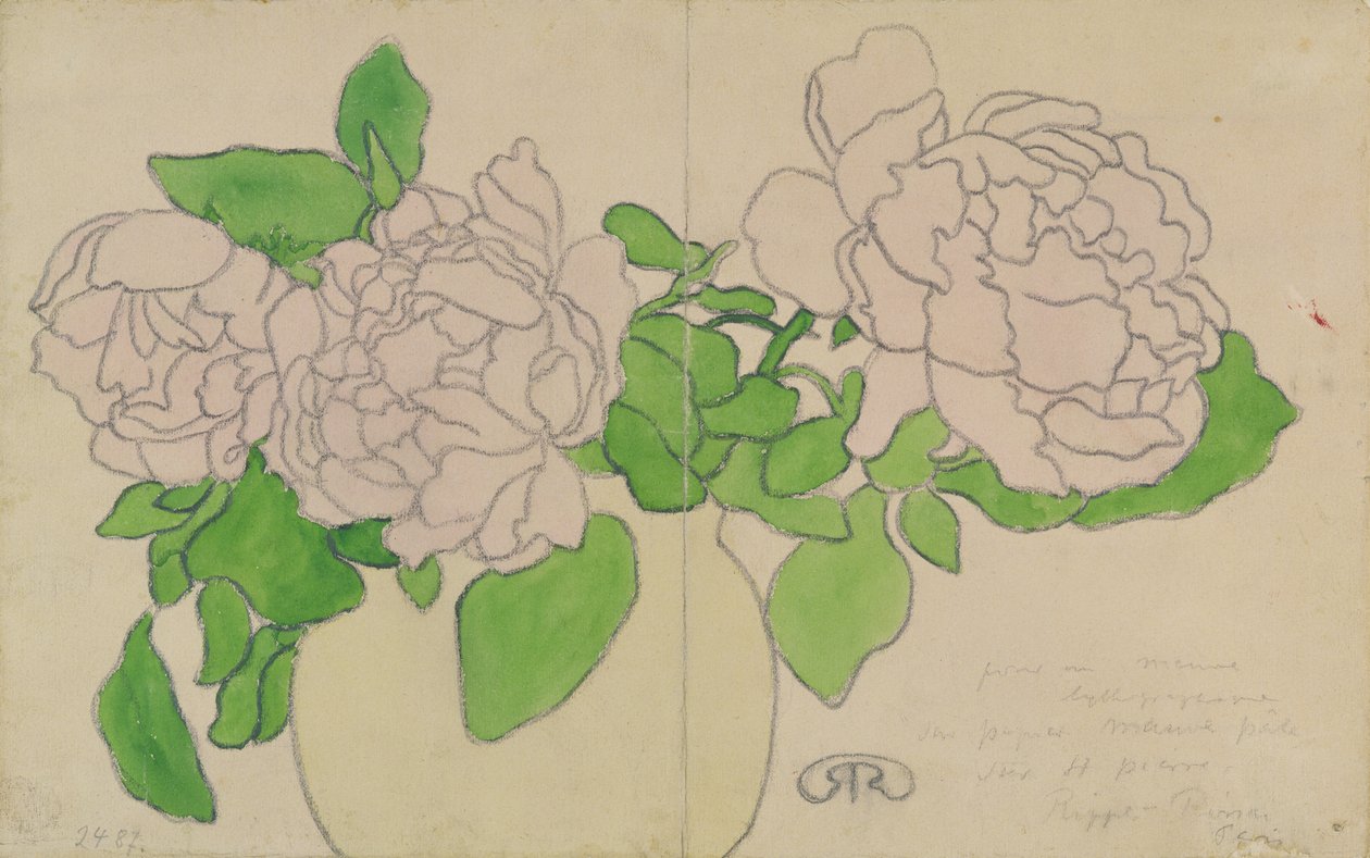 Chrysanthemums, c.1900 by József Rippl Rónai