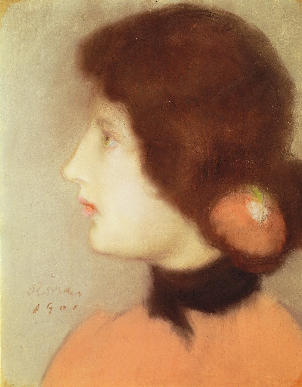 Cleo de Merode, 1901 by József Rippl Rónai