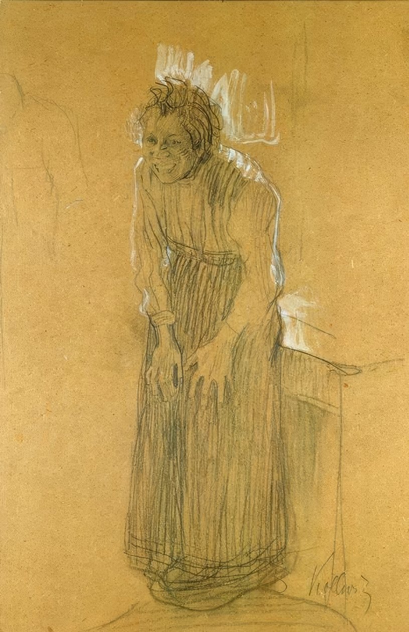 Laughing Woman by Käthe Kollwitz