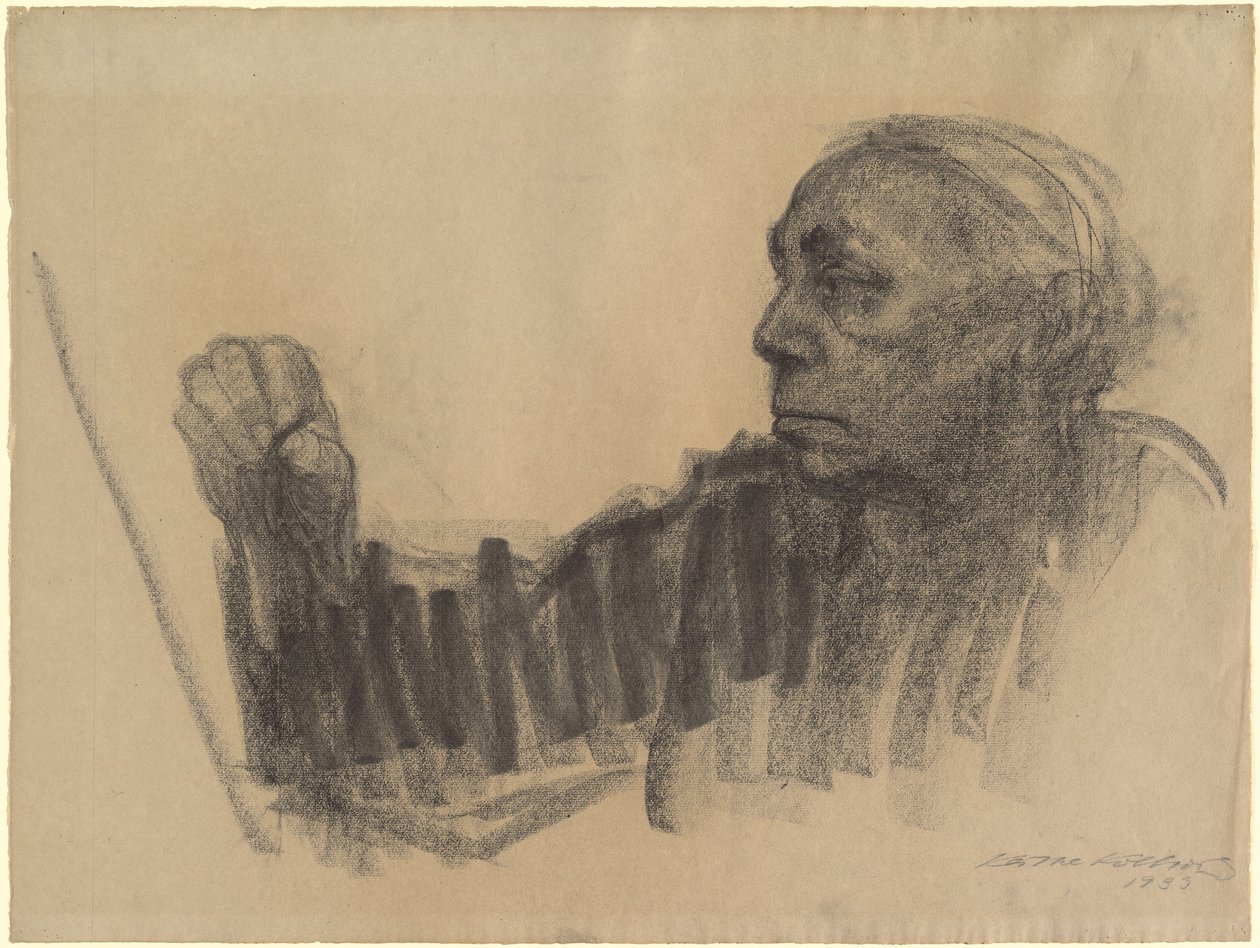 Self-portrait by Käthe Kollwitz
