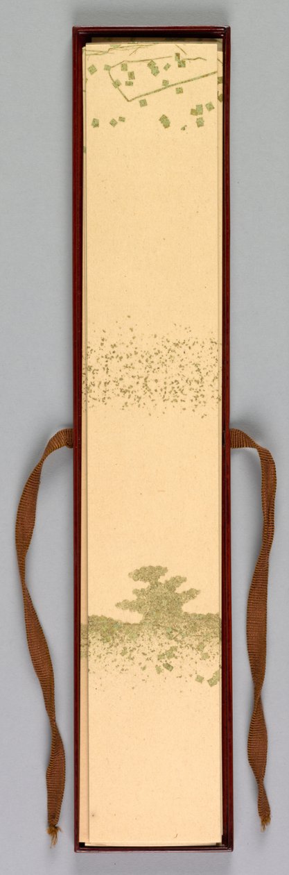 Poem Card Box by Kamisaka Sekka