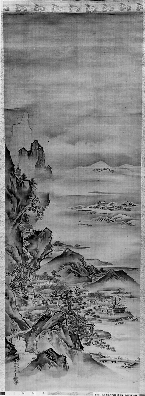 View of Mt. Horai, 19th century by Kano Tansui