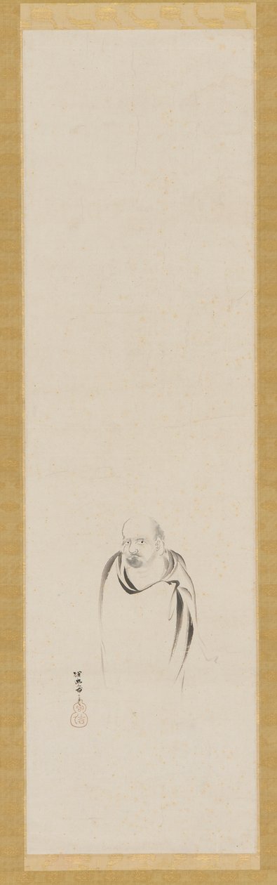 Bodhidharma by Kanō Tan’yū