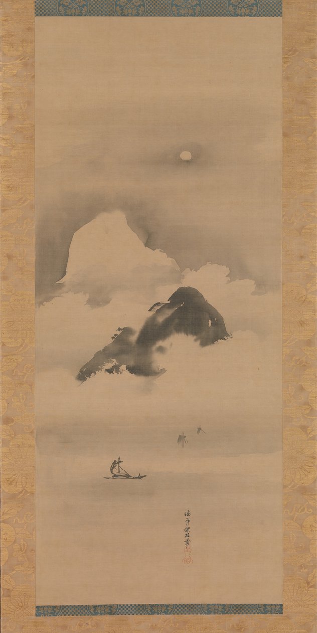 Landscape in Moonlight by Kanō Tan’yū
