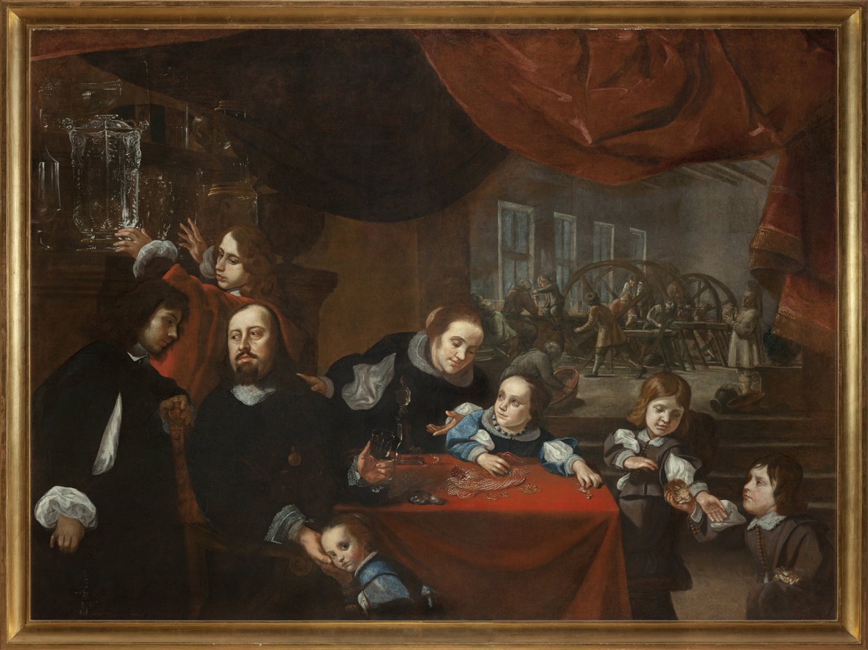 Dionysio Miseroni and his Family by Karel Škréta