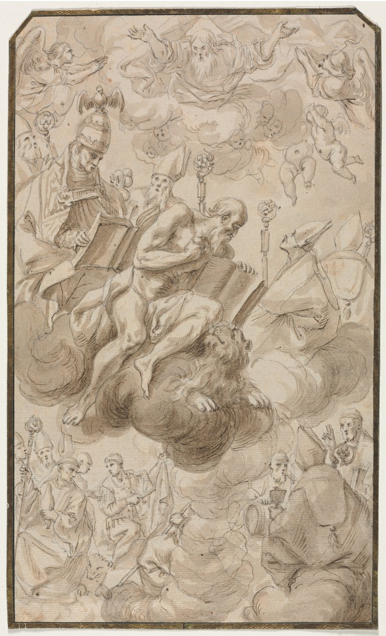 Ascension of Saint Jerome by Karel Škréta