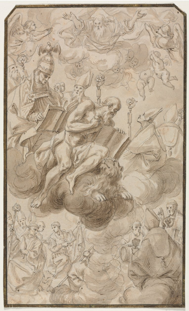 Ascension of Saint Jerome by Karel Škréta