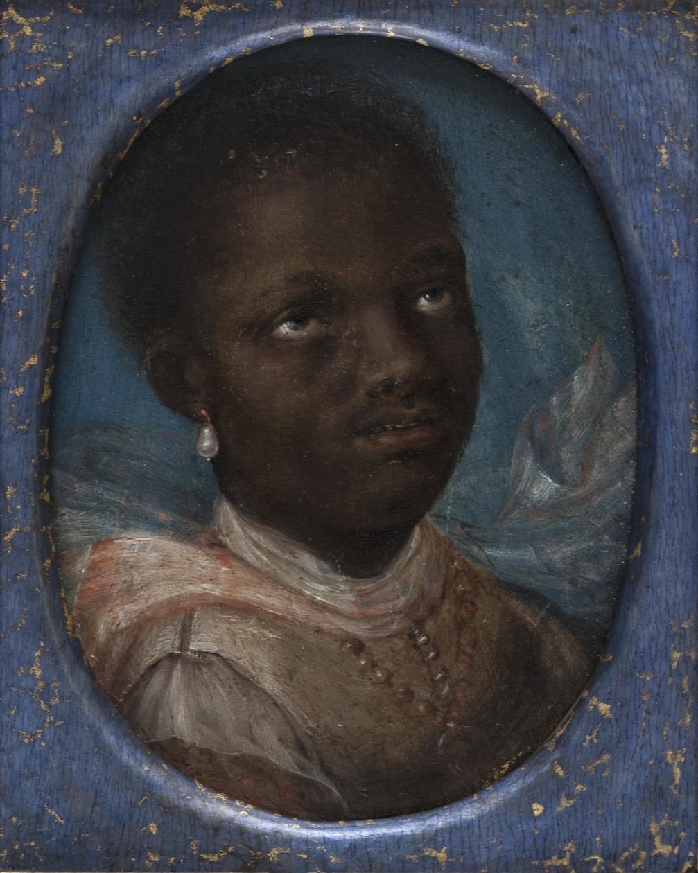 Head of an African by Karel van III Mander
