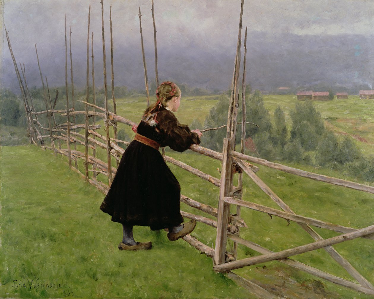 On the Plain by Karl Fredrick Nordstrom