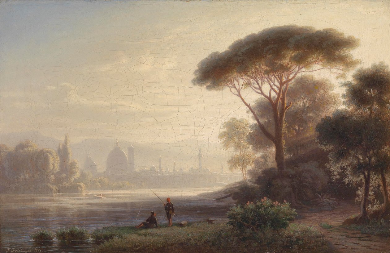 A Morning in Florence by Karl Heilmayer