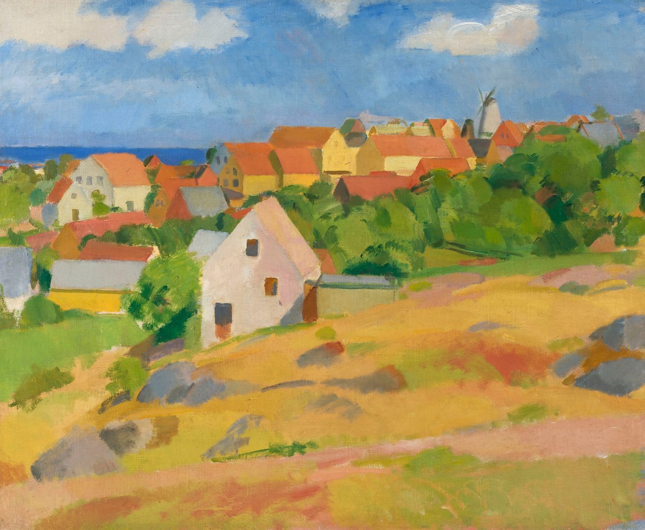 View over Gudhjem by Karl Isakson