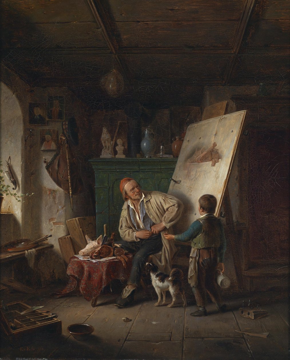 In the Studio by Karl Von Enhuber