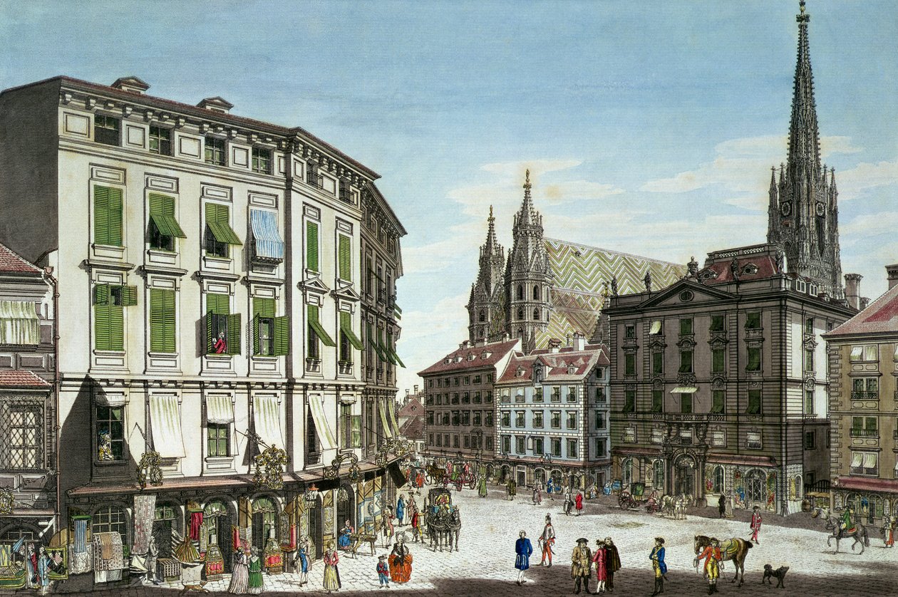 Stock-im-Eisen-Platz, with St. Stephan