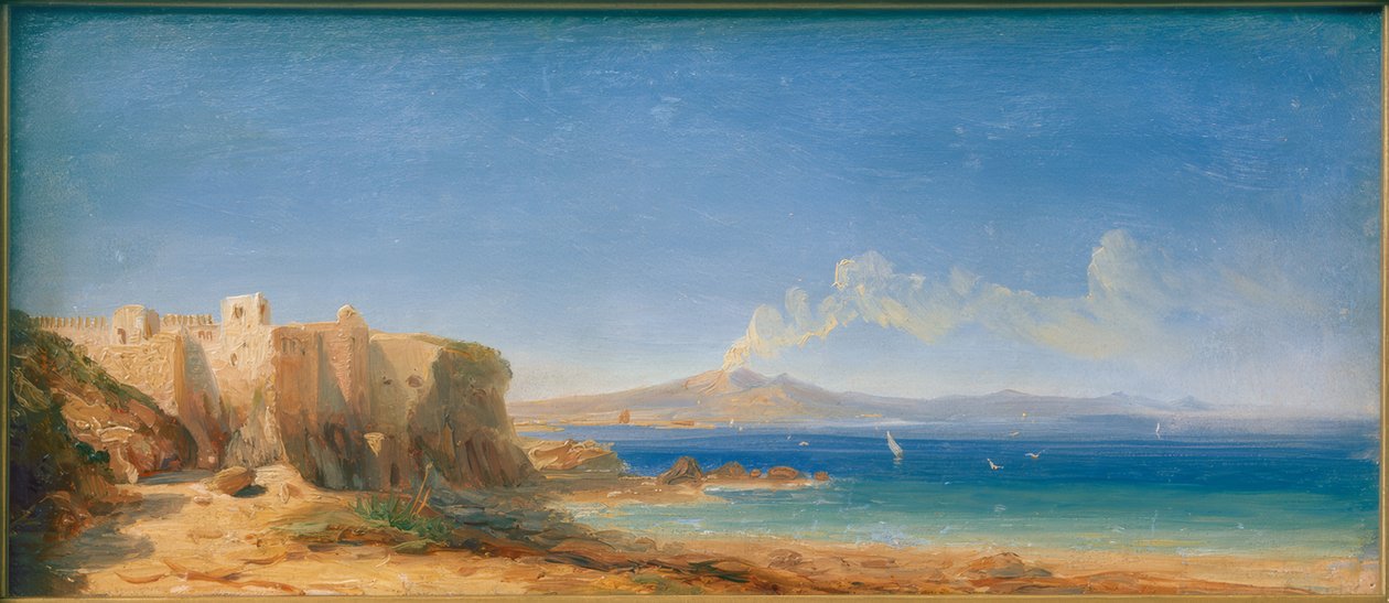 The Gulf of Naples by Carl Blechen