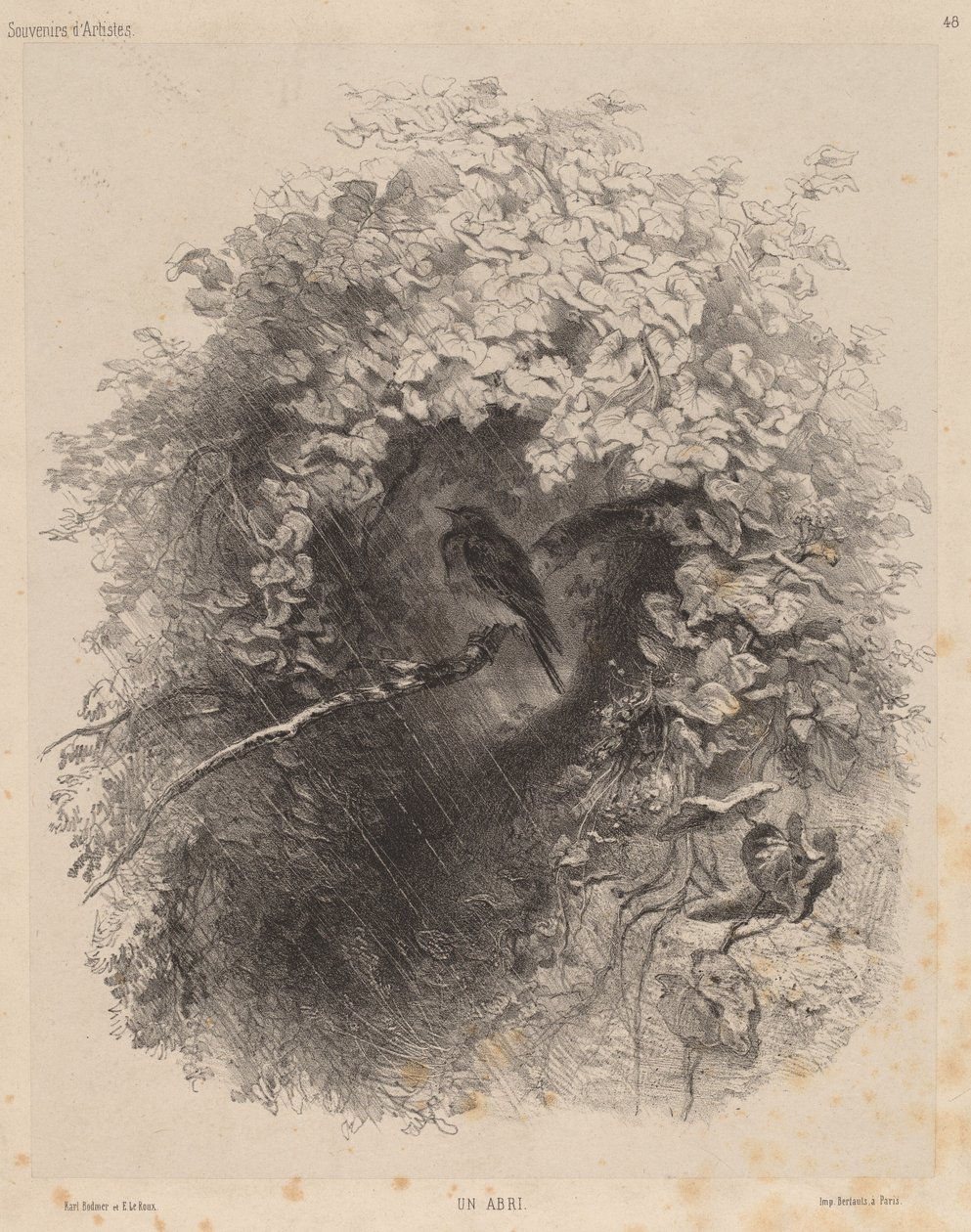A Shelter by Karl Bodmer