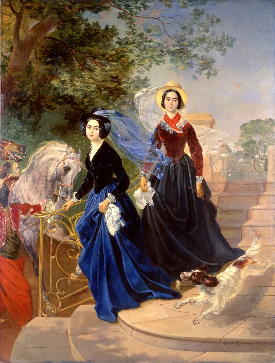 Portrait of the Shishmarev Sisters by Karl Bryullov