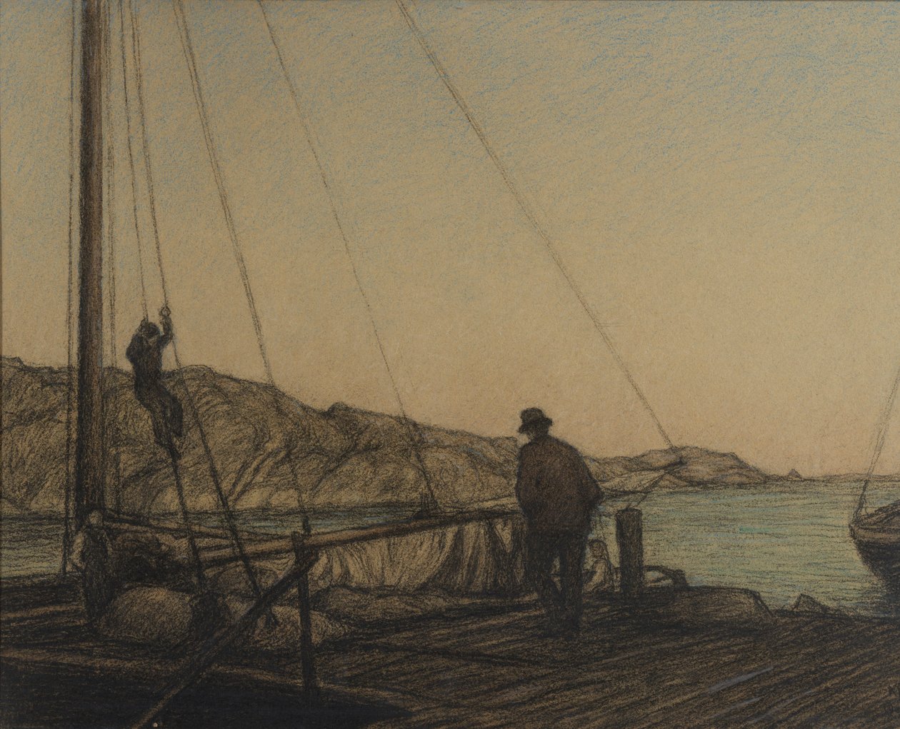The Quay by Karl Fredrick Nordstrom