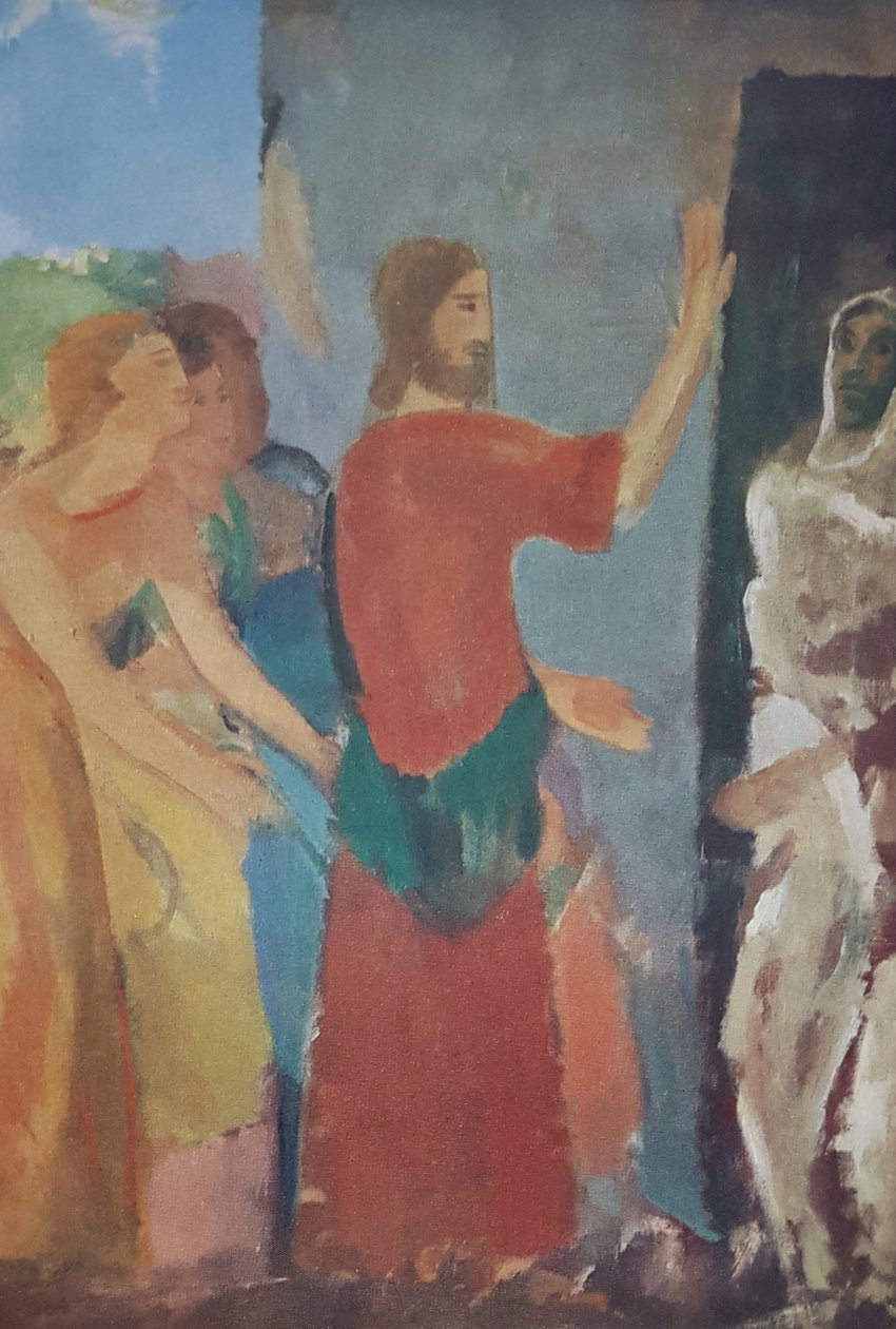 Jesus Raises Lazarus by Karl Isakson