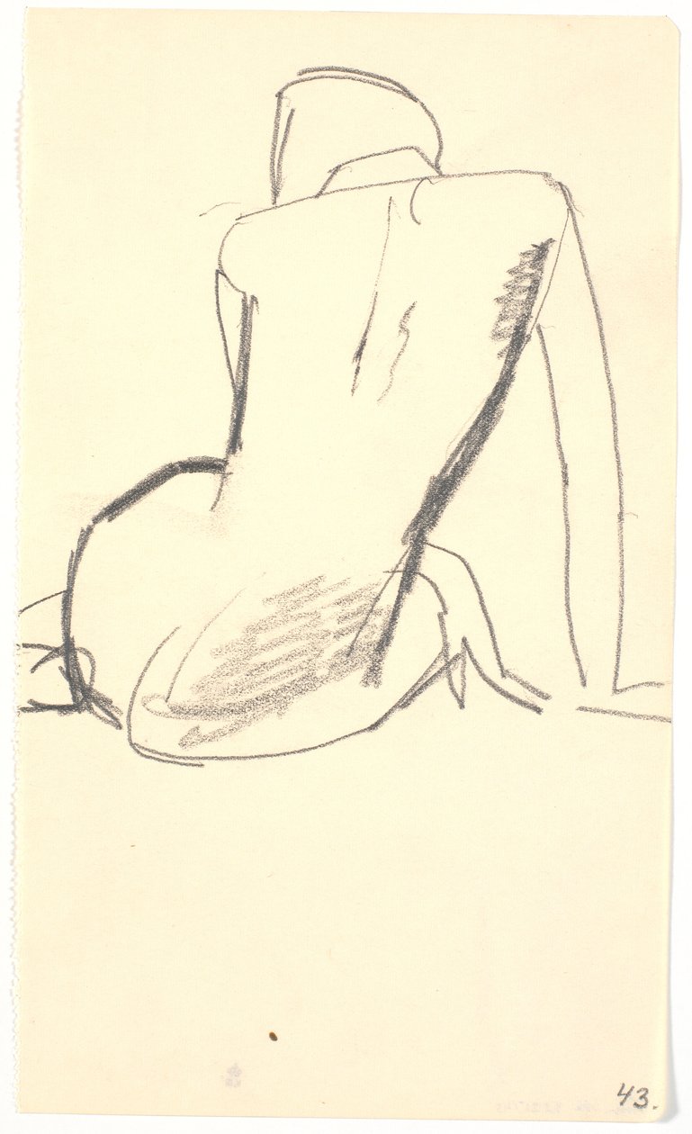 Seated model by Karl Isakson