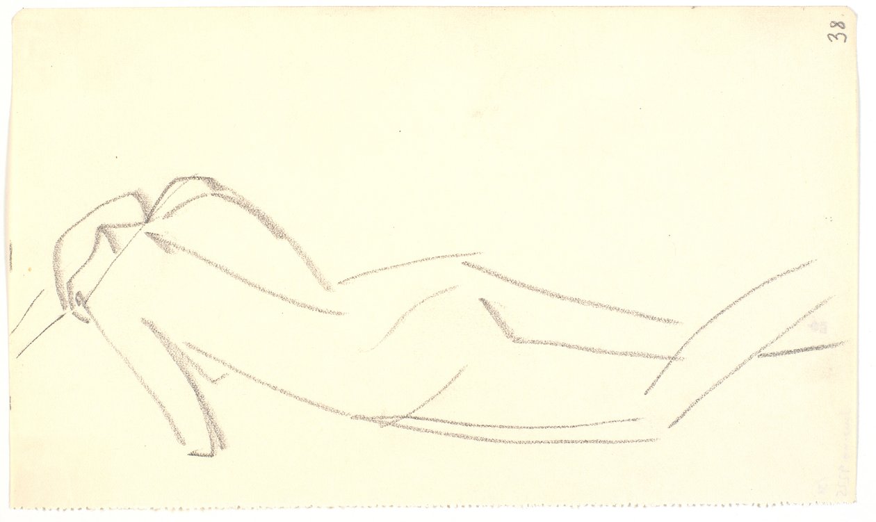 Standing Model, Seen from Behind by Karl Isakson