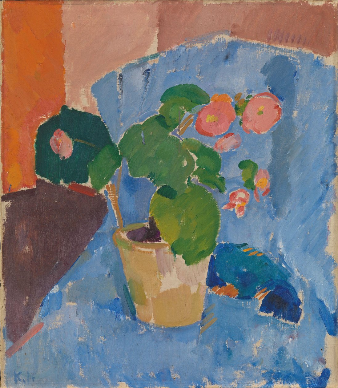 Still Life with Begonia by Karl Isakson