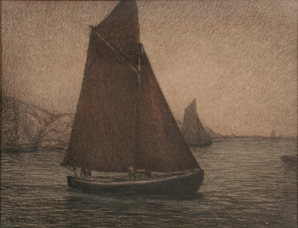 Net Fishing Boats by Karl Nordström