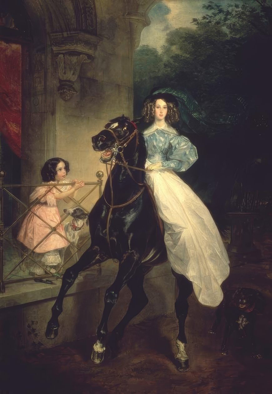 Horsewoman by Karl Pavlovich Bryullov