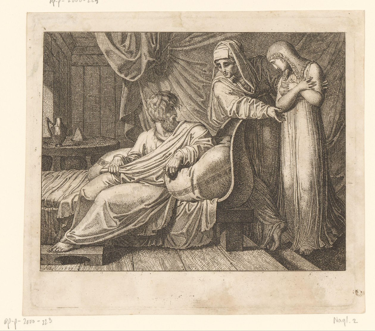 Sarah Introduces Hagar to Abraham (series title: Ideas) by Karl Russ