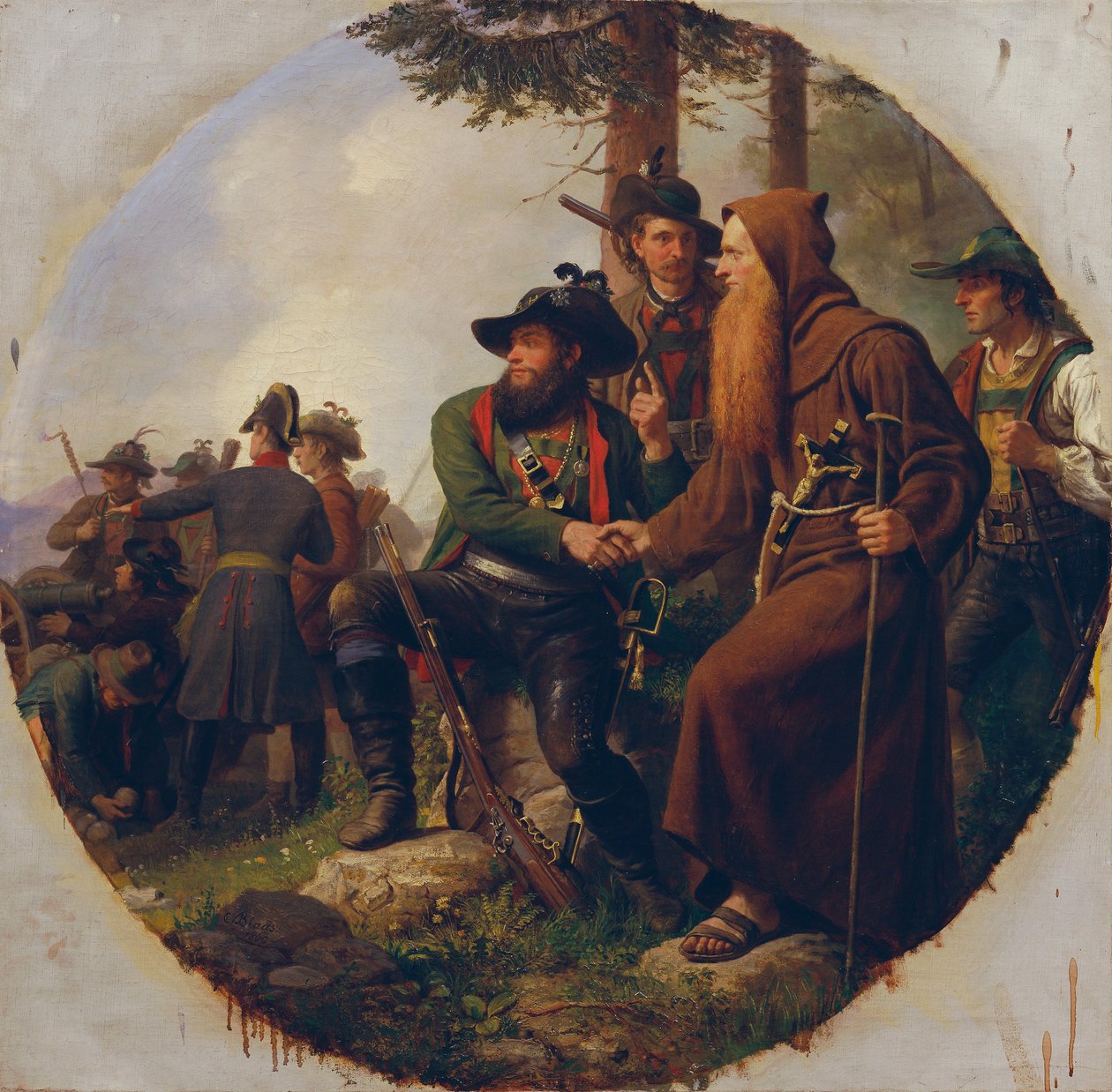 The Battle of Bergisel 1809 by Karl von Blaas