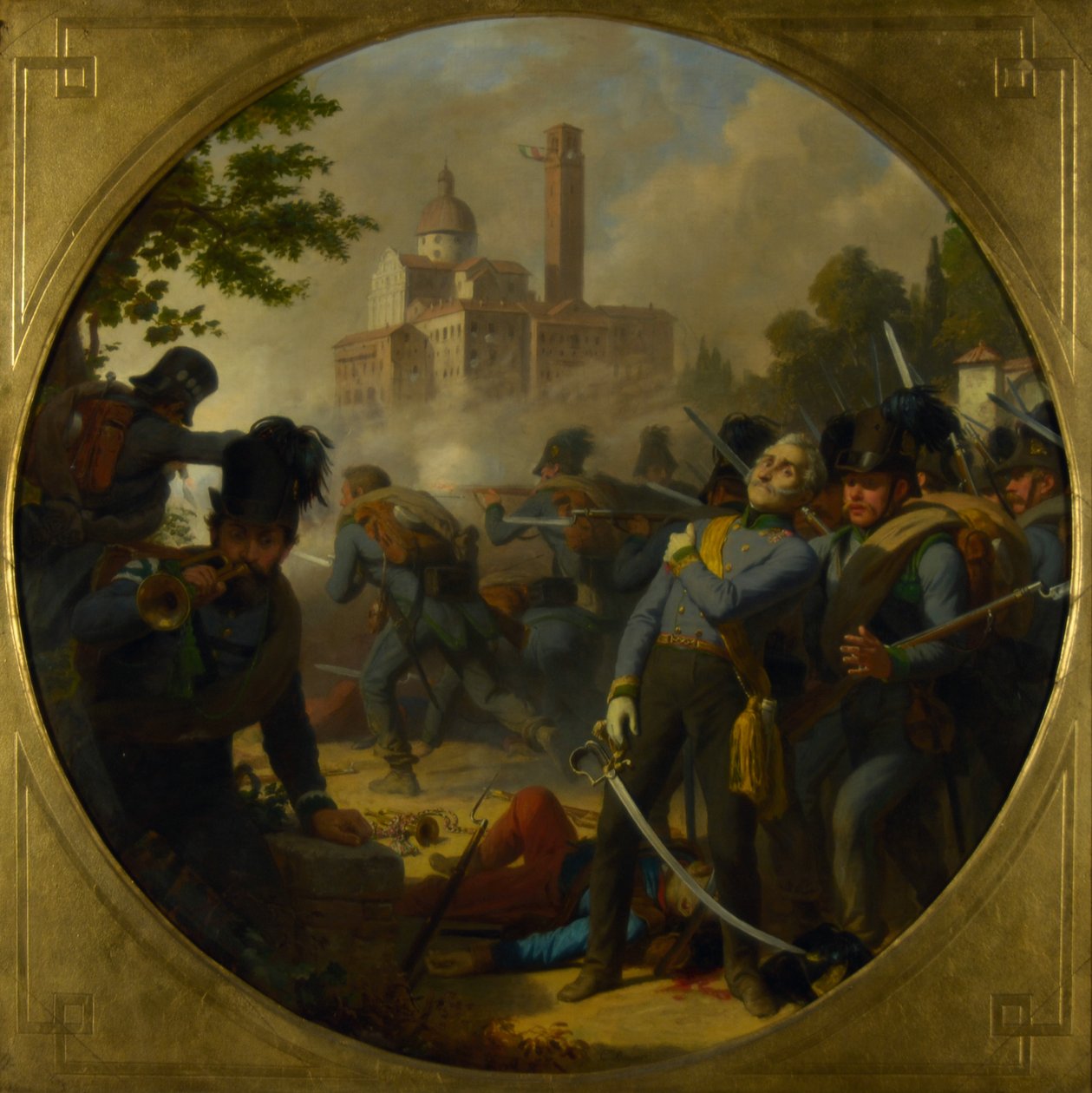 The Capture of Vicenza 1848 by Karl von Blaas
