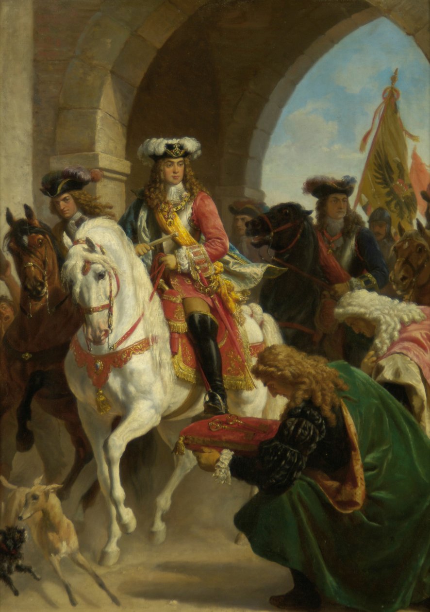 Entry of Charles III into Madrid 1710 by Karl von Blaas