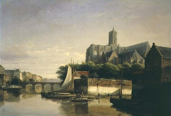 A Town on a River by Kaspar Karsen