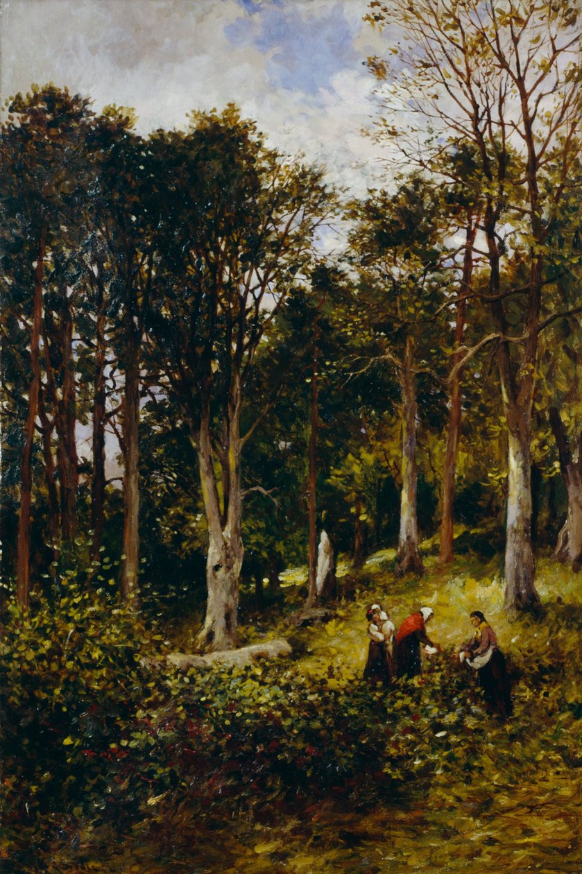 Landscape (Four Figures in a Wood) by Kate S. Brodie