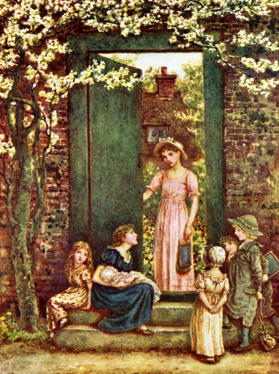 The Open Door by Kate Greenaway by Kate Greenaway