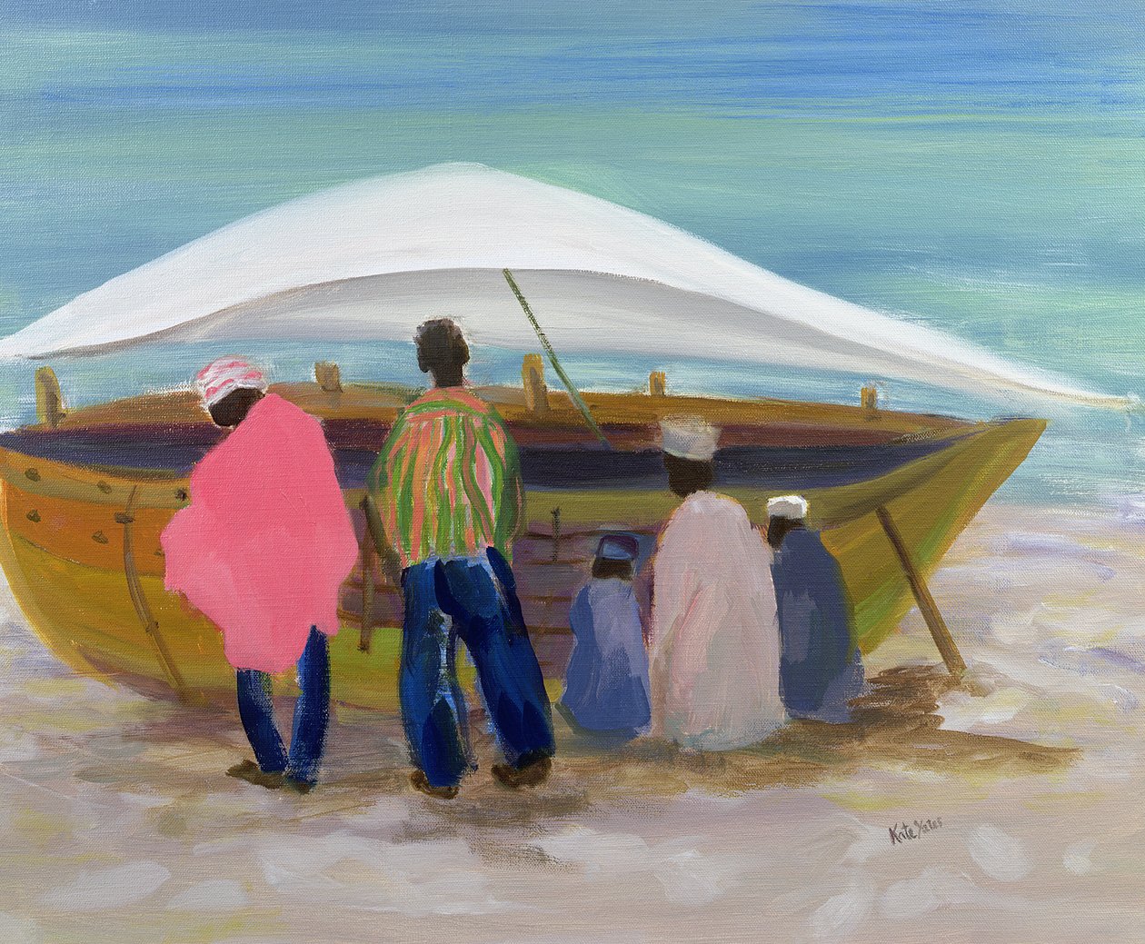 Boat Mending by Kate Yates