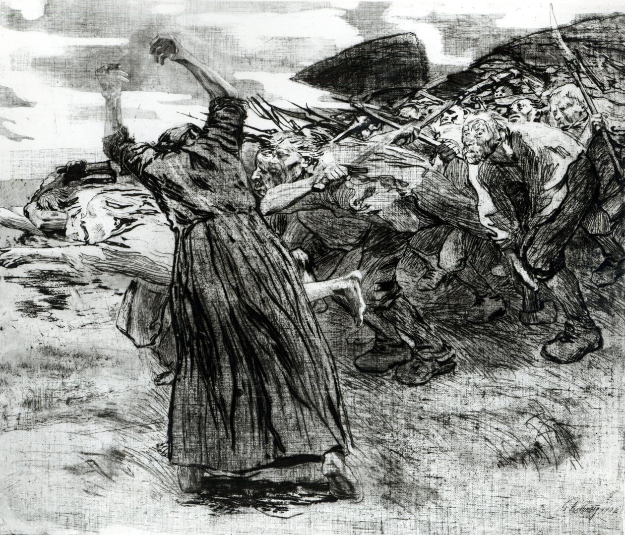 Outbreak, Plate 5 from the Series 