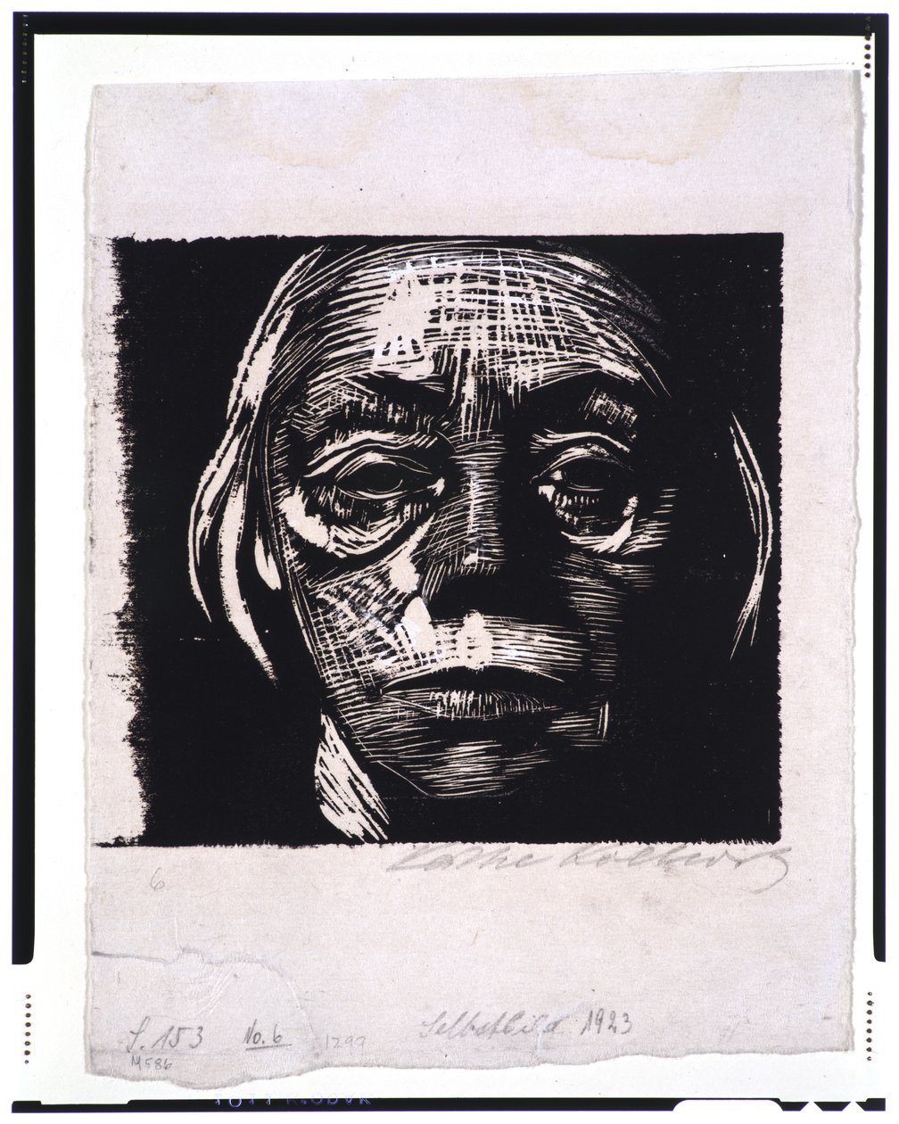 Self-portrait by Käthe Kollwitz