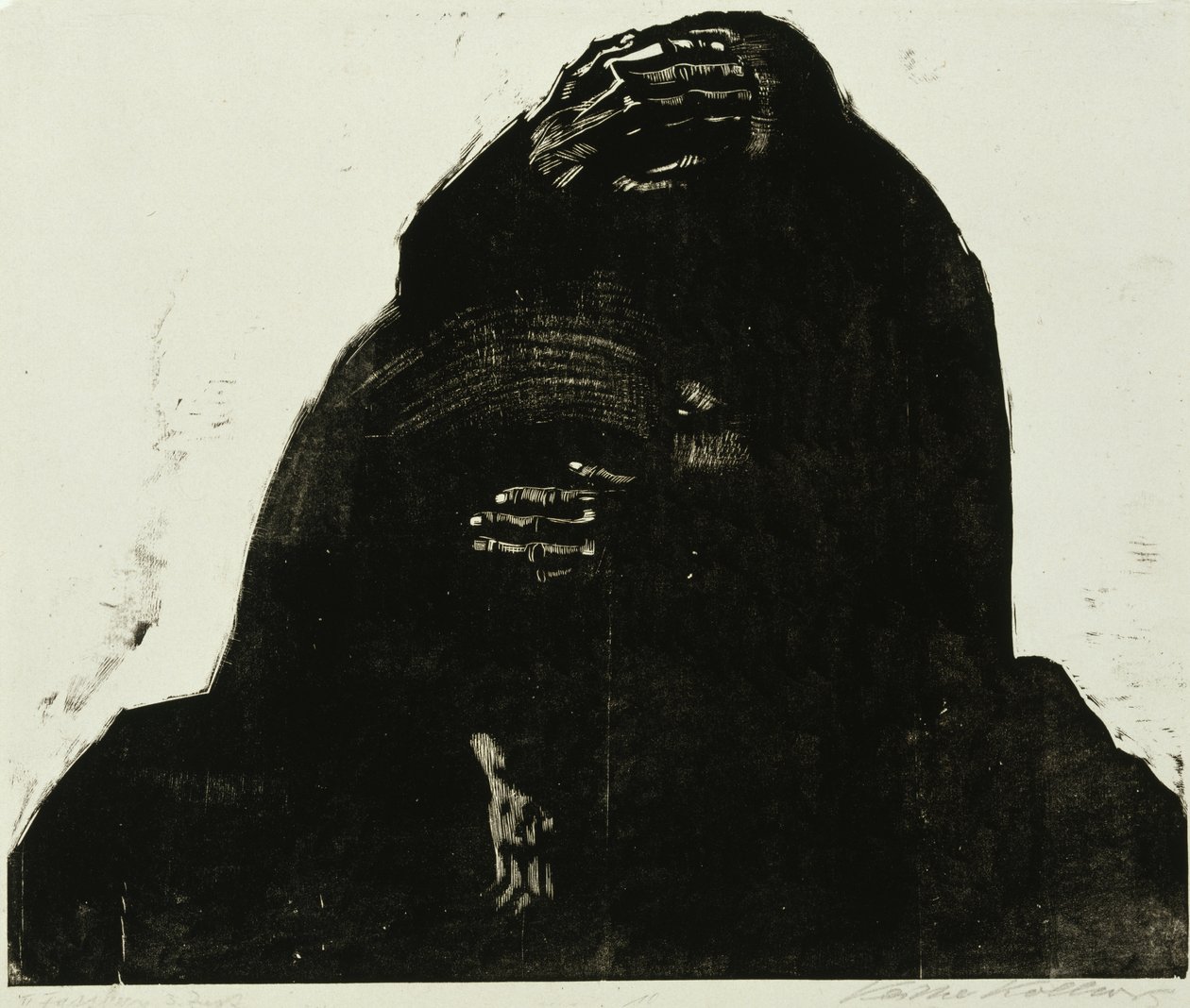 The Parents, Number III by Käthe Kollwitz