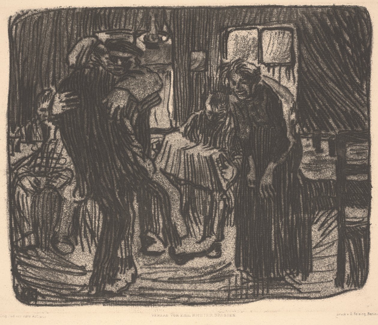 Hamburg Tavern by Käthe Kollwitz