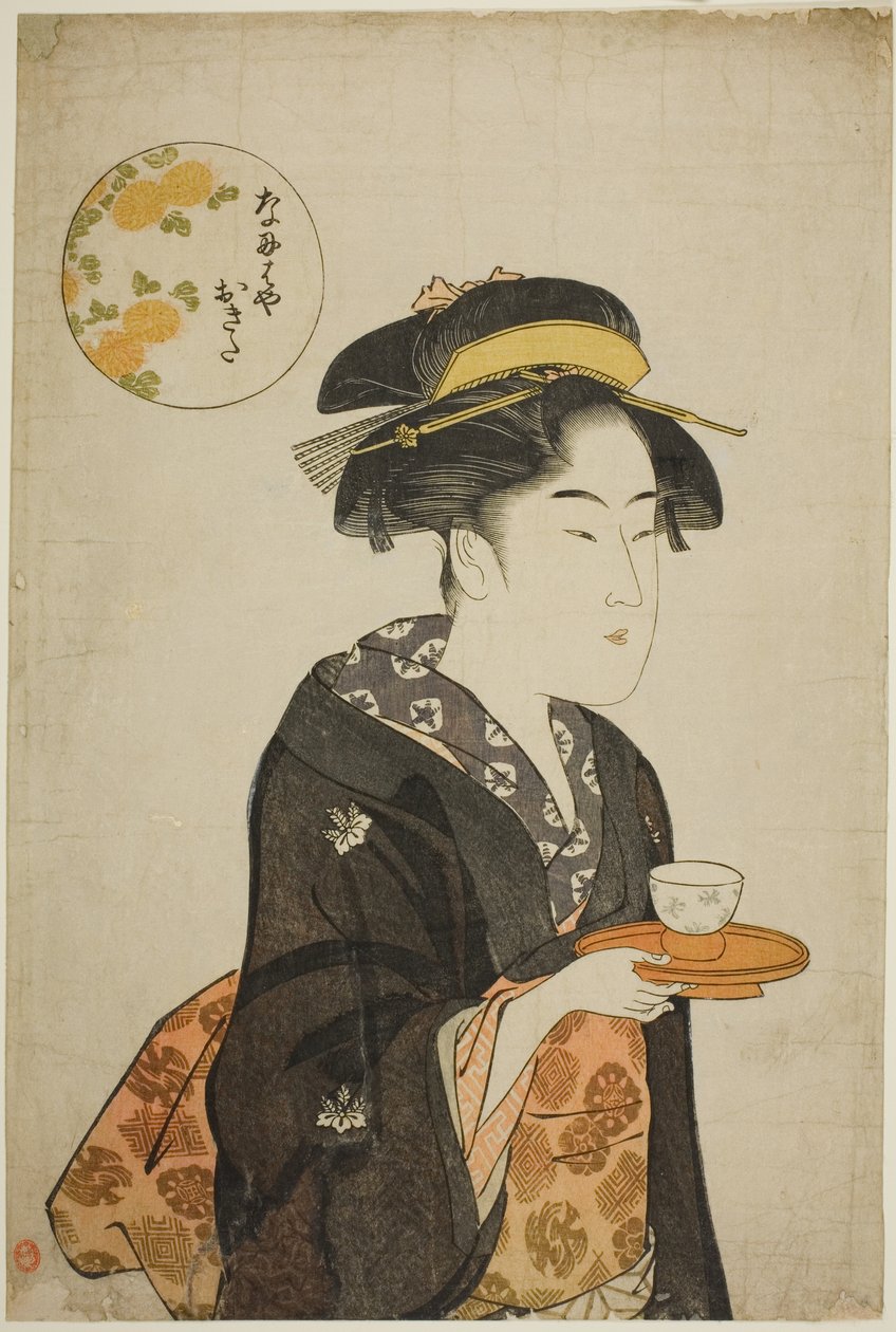 The Waitress Okita of the Naniwaya by Katsukawa Shuncho