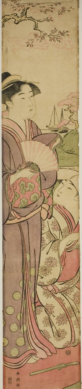 Viewing Cherry Blossoms by Katsukawa Shuncho