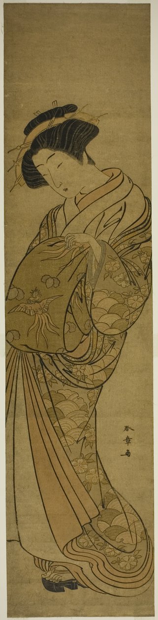 A Courtesan of the Matsubaya by Katsukawa Shunsho