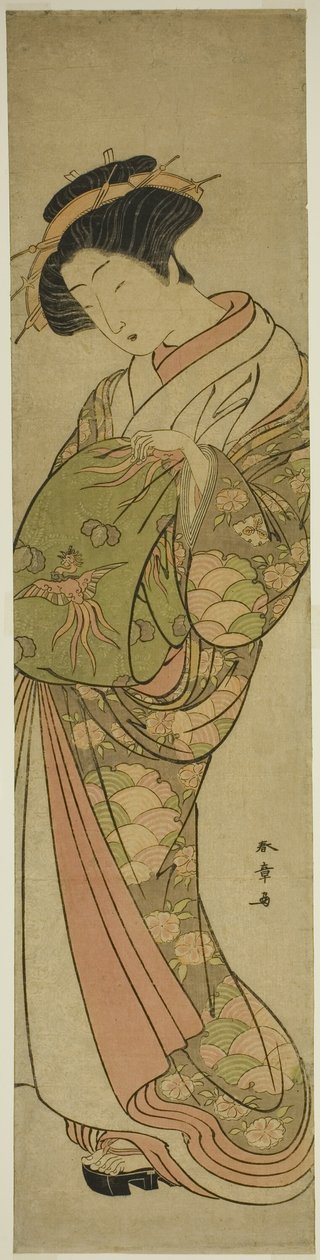 A Courtesan of the Matsubaya House by Katsukawa Shunsho